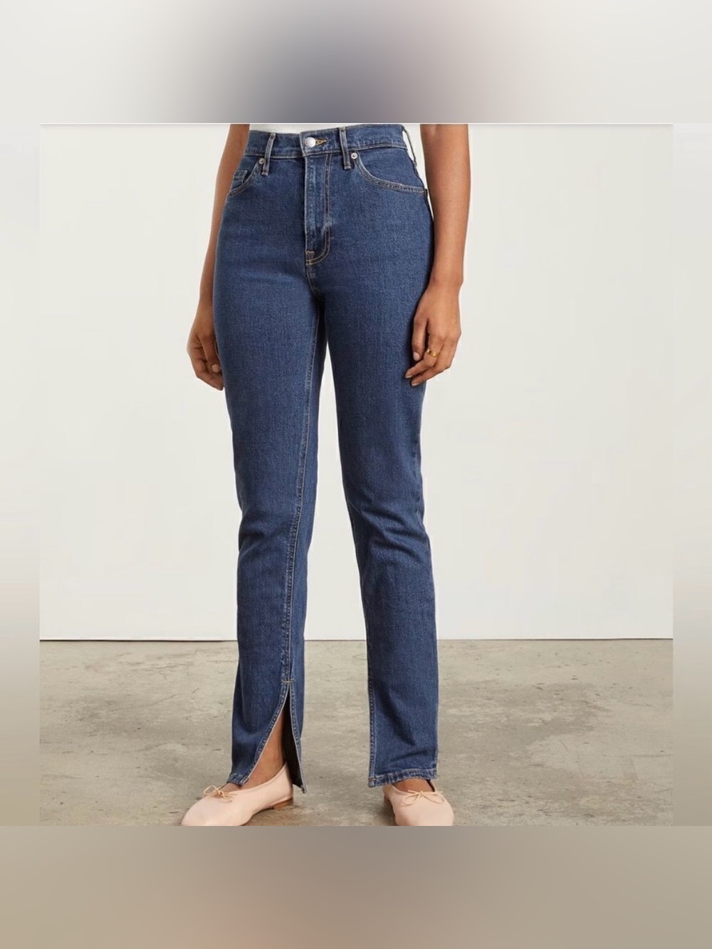 Everlane's The Cheeky Split Hem Jean